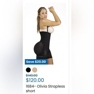 Lipo Express Shapewear Shaper “Olivia” in Color Cocoa Size XL.            3038